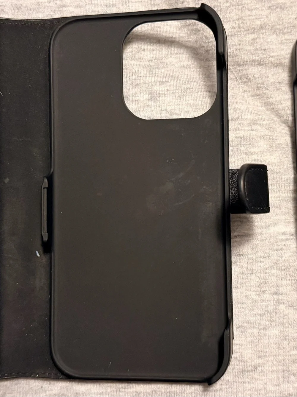 Coach Black Signature Canvas iPhone 15 Pro Max folio